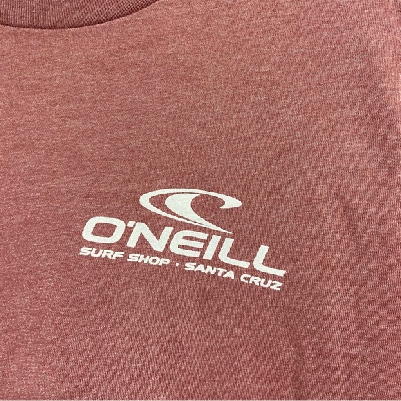 O'Neill Surf Shop Santa Cruz Women's Pink T Shirt M Short Sleeve Cotton/Poly - Picture 5 of 5
